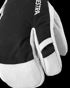 Army Leather Heli Ski 3 Finger - Handsker