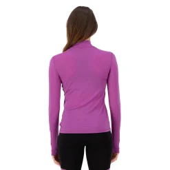 Cascade Merino Base Layer Mock Neck Long Sleeve - Skiundertrøje