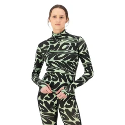 Cascade Merino Base Layer Mock Neck Long Sleeve - Skiundertrøje