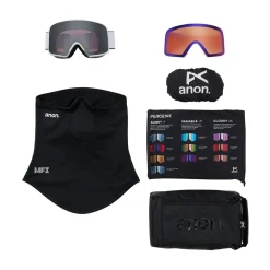 M6 - Skibrille + Ekstra Linse & Halsrør