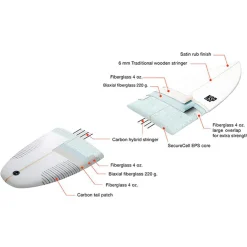 NSP Shapers Union Butterknife 8'6 FTU - Surfboard