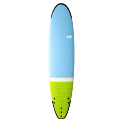 Soft Long 9'2 Tail Dip Green - Surfboard