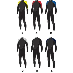 Youth Rental Gbs 5/3 Back Zip Full - Våddragt